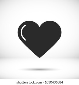 Vector icon heart 10 EPS