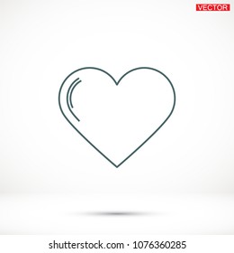 Vector icon heart 10 EPS