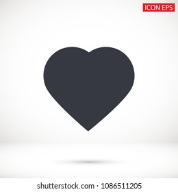 Vector icon heart 10 EPS