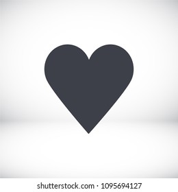 Vector icon heart 10 EPS