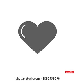 Vector icon heart 10 EPS