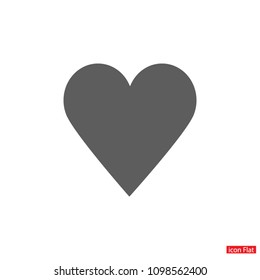 Vector icon heart 10 EPS