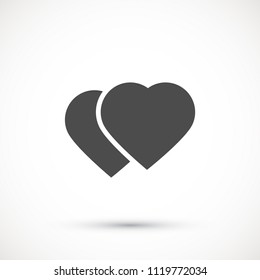 Vector icon heart 10 EPS