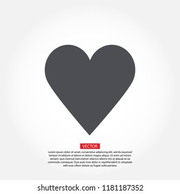 Vector icon heart 10 EPS