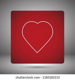 Vector icon heart 10 EPS