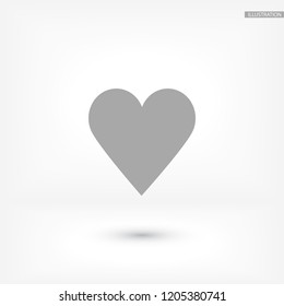 Vector icon heart 10 EPS