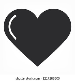 Vector icon heart 10 EPS