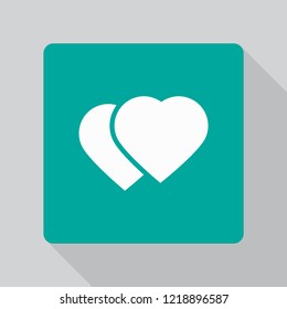 Vector icon heart 10 EPS