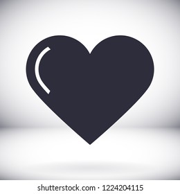 Vector icon heart 10 EPS
