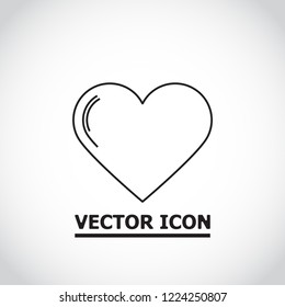 Vector icon heart 10 EPS