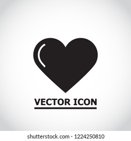 Vector icon heart 10 EPS