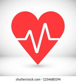 Vector icon heart 10 EPS
