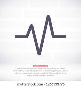 Vector icon heart 10 EPS