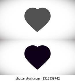Vector icon heart 10 EPS