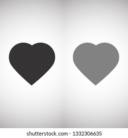 Vector icon heart 10 EPS