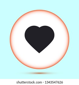 Vector icon heart 10 EPS