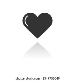 Vector icon heart 10 EPS