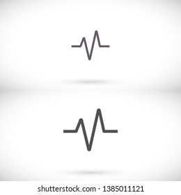 Vector icon heart 10 EPS . Lorem Ipsum Illustration design