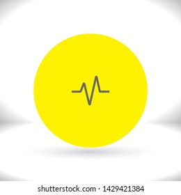 Vector icon heart 10 EPS . Lorem Ipsum Illustration design