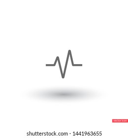 Vector icon heart 10 EPS . Lorem Ipsum Illustration design