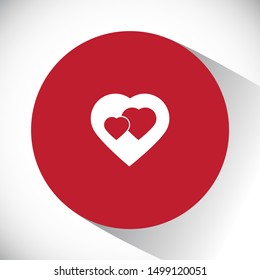 Vector icon heart 10 EPS. Vector icon heart 10 EPS . Lorem Ipsum Illustration design