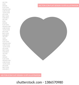 Vector icon heart 10 EPSVector icon heart 10 EPS . Lorem Ipsum Illustration design
