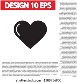 Vector icon heart 10 EPSVector icon heart 10 EPS . Lorem Ipsum Illustration design