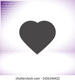 Vector icon heart 10 EPSVector icon heart 10 EPS . Lorem Ipsum Illustration design