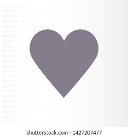 Vector icon heart 10 EPSVector icon heart 10 EPS . Lorem Ipsum Illustration design