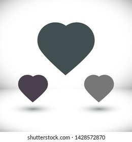 Vector icon heart 10 EPSVector icon heart 10 EPS . Lorem Ipsum Illustration design