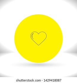 Vector icon heart 10 EPSVector icon heart 10 EPS . Lorem Ipsum Illustration design