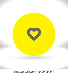 Vector icon heart 10 EPSVector icon heart 10 EPS . Lorem Ipsum Illustration design