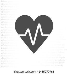 Vector icon heart 10 EPSVector icon heart 10 EPS . Lorem Ipsum Illustration design