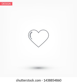 Vector icon heart 10 EPSVector icon heart 10 EPS . Lorem Ipsum Illustration design