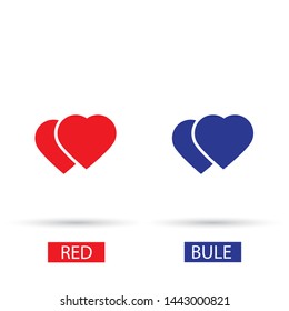 Vector icon heart 10 EPSVector icon heart 10 EPS . Lorem Ipsum Illustration design