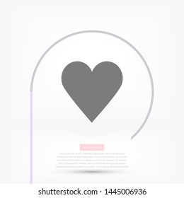 Vector icon heart 10 EPSVector icon heart 10 EPS . Lorem Ipsum Illustration design