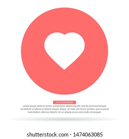 Vector icon heart 10 EPSVector icon heart 10 EPS . Lorem Ipsum Illustration design
