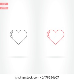 Vector icon heart 10 EPSVector icon heart 10 EPS . Lorem Ipsum Illustration design