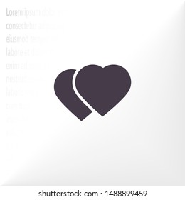 Vector icon heart 10 EPSVector icon heart 10 EPS . Lorem Ipsum Illustration design