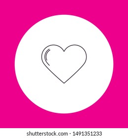 Vector icon heart 10 EPSVector icon heart 10 EPS . Lorem Ipsum Illustration design