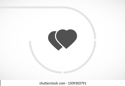 Vector icon heart 10 EPSVector icon heart 10 EPS . Lorem Ipsum Illustration design