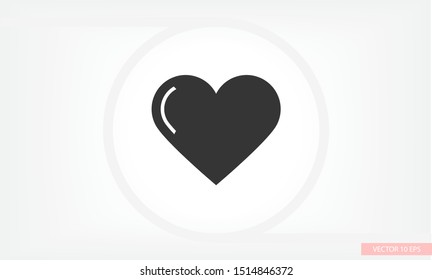 Vector icon heart 10 EPSVector icon heart 10 EPS . Lorem Ipsum Illustration design