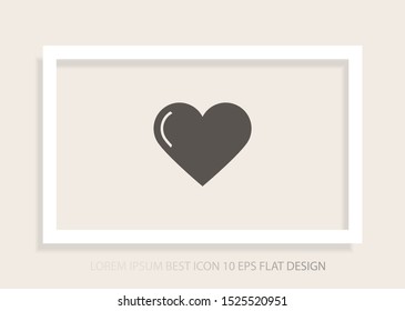 Vector icon heart 10 EPSVector icon heart 10 EPS . Lorem Ipsum Illustration design