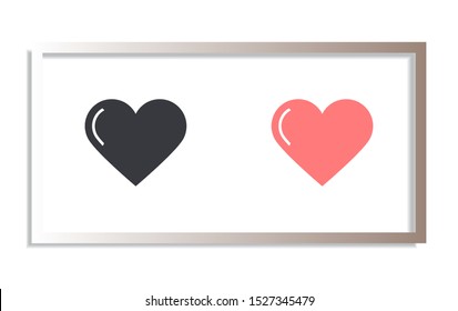 Vector icon heart 10 EPSVector icon heart 10 EPS . Lorem Ipsum Illustration design