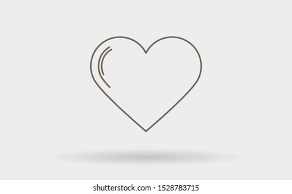 Vector icon heart 10 EPSVector icon heart 10 EPS . Lorem Ipsum Illustration design