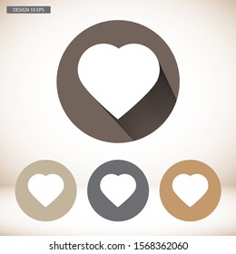 Vector icon heart 10 EPSVector icon heart 10 EPS . Lorem Ipsum Illustration design