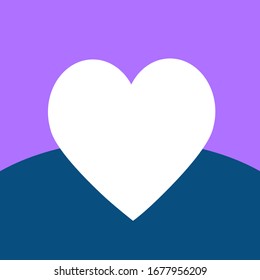 A vector icon of a  heart