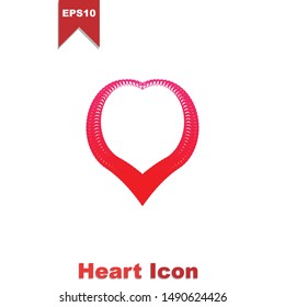 Vector icon heart EPS 10 design