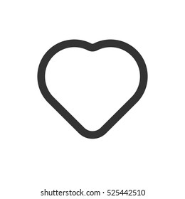 Vector Icon of Heart. Like Icon.