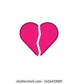 vector icon of hearts with arrows for valentine day in pink and high quality